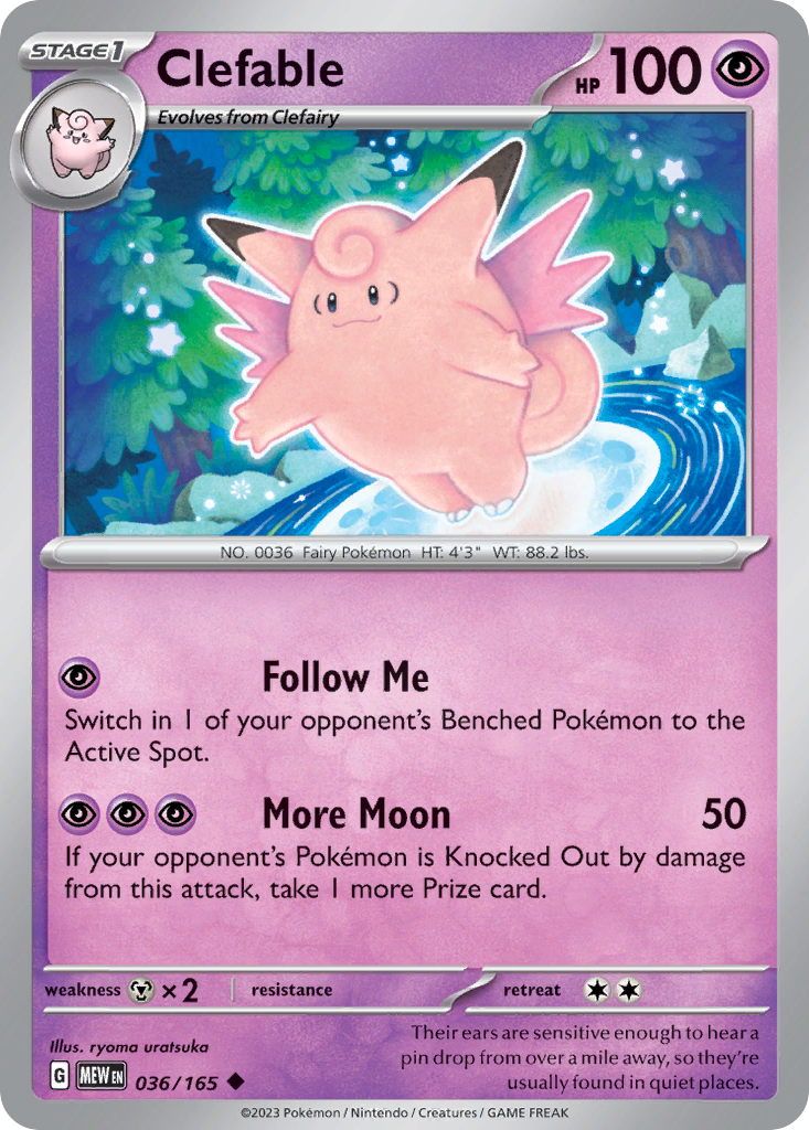 151 Set Clefable #36/165